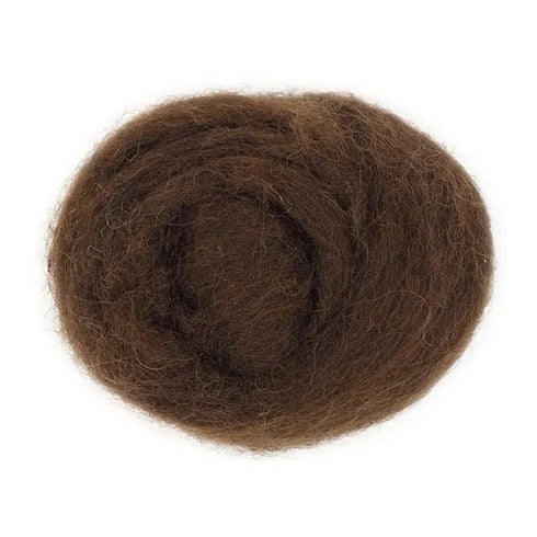 Brown Colour Combed Wool